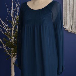 NWOT Boho Max Studio Sheer Blouse Tunic M